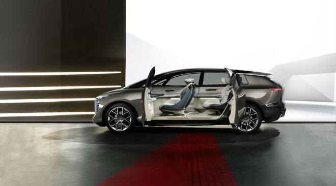 Audi urbansphere concept car: ruimtelijk reizen door de metropool