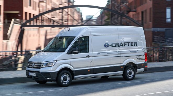 Volkswagen e-Crafter nu leverbaar vanaf € 49.950 inclusief duurzaamheidspremie.