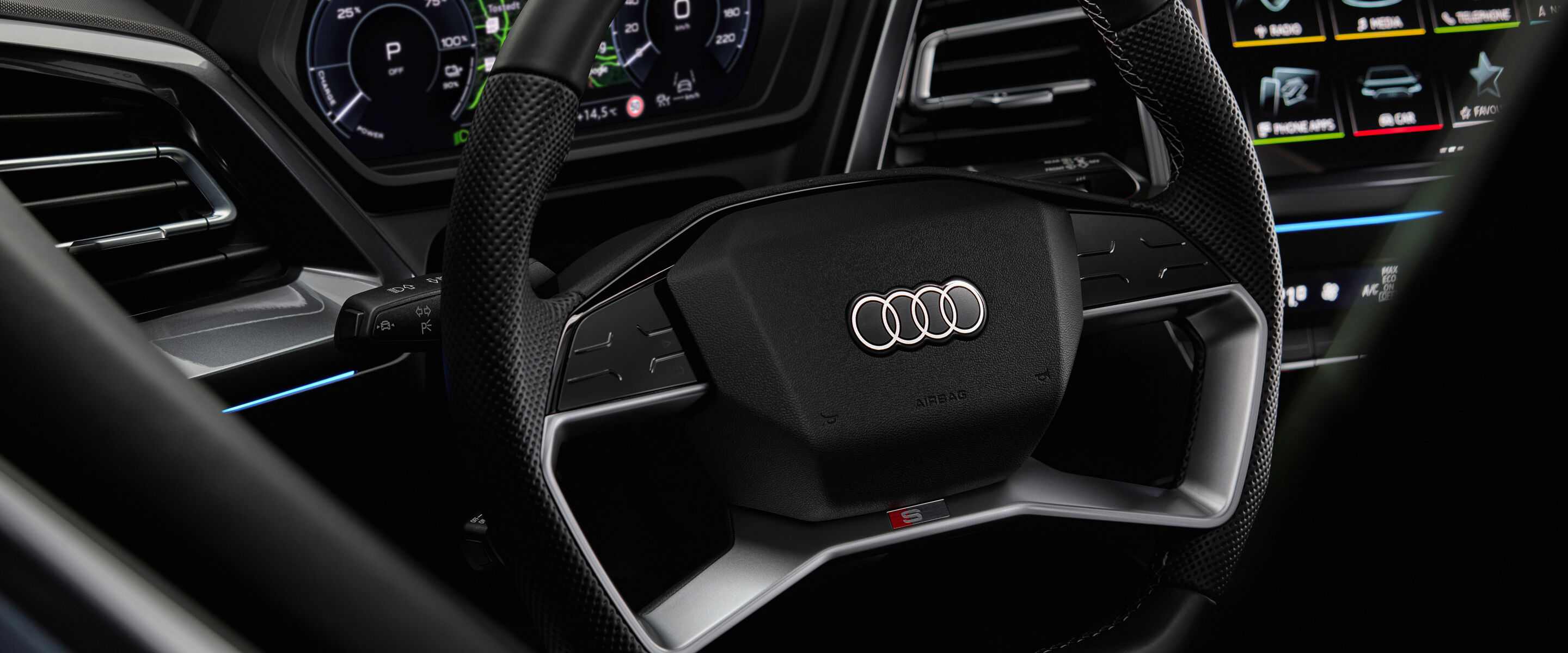 Audi Q4 e-tron krijgt interieur met innovatieve technologie