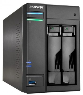 NAS ASUSTOR AS6102T 2GB, RAID, 2 x LAN CHMURA - Przód obudowy.jpg